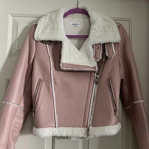 Faux Fur Genna Zip Up Jacket